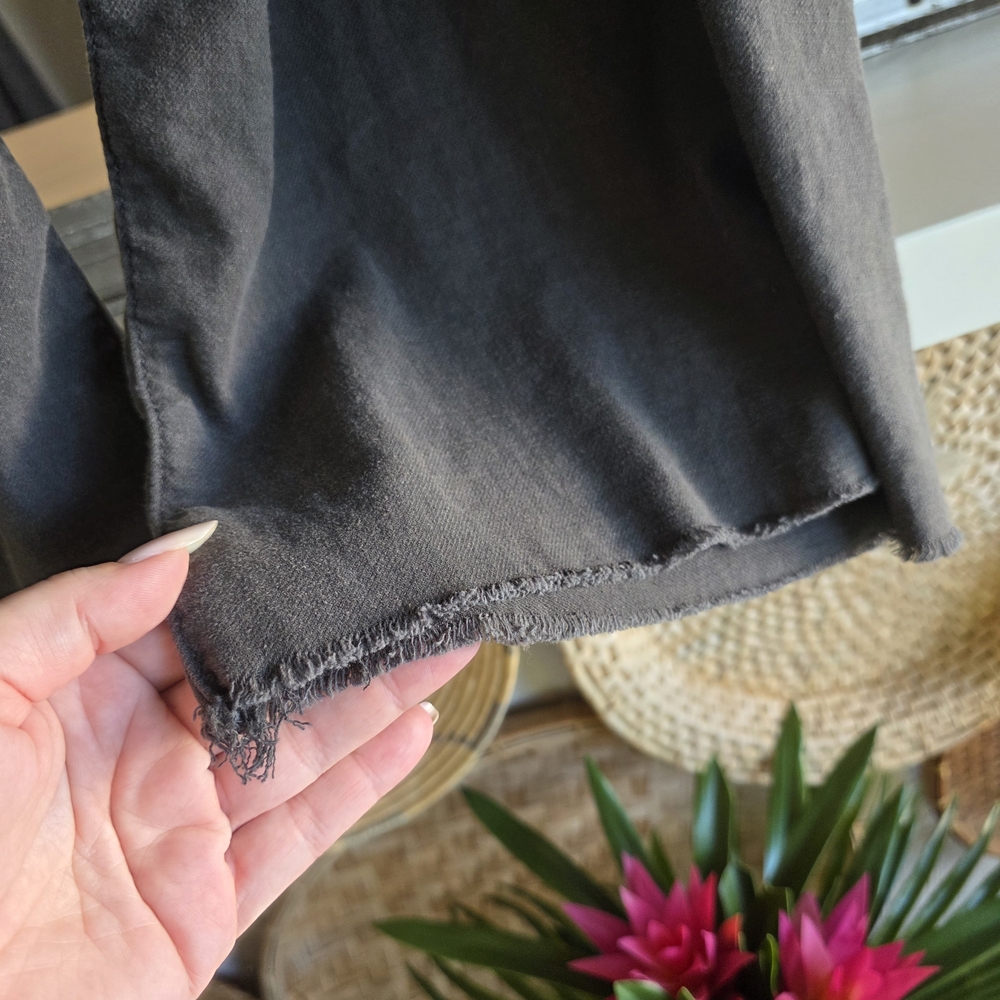 American Eagle Outfitters Charcoal Wide Leg Pants - Picture 8 of 16
